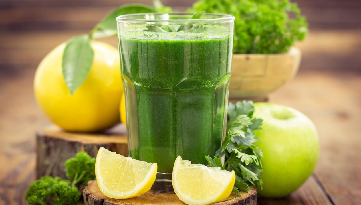 smoothie with parsley to increase activity