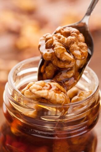 walnuts with honey for activity
